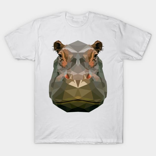 Hippo T-Shirt by Edwardmhz